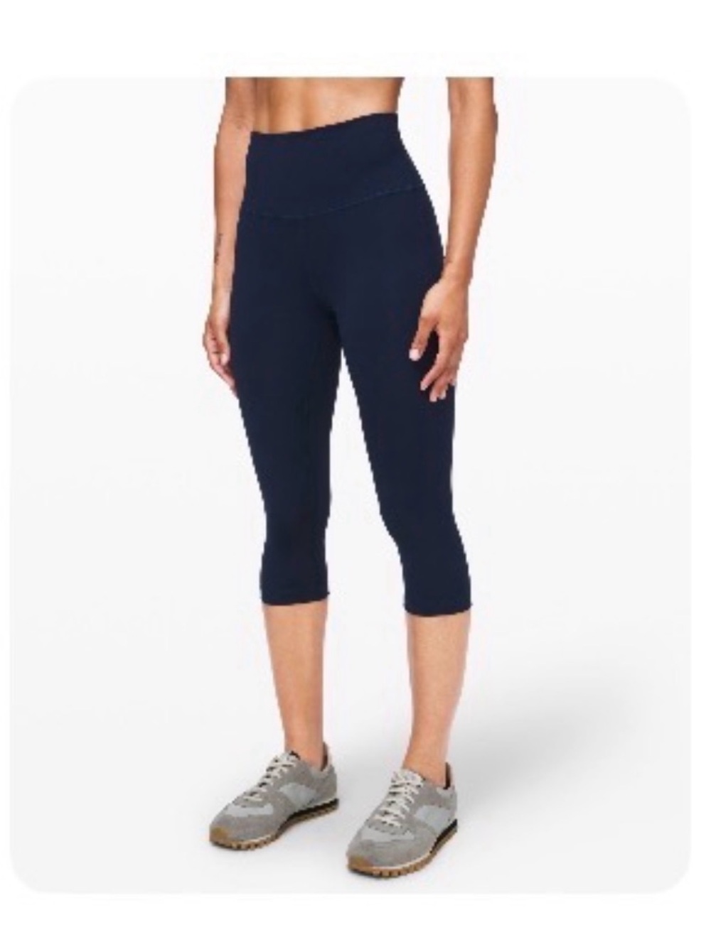 Wunder Under lululemon athletica True Navy High-Rise Cropped Leggings 17”